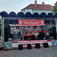 Aufbau Weinfest